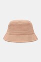 Lacoste palarie din bumbac uni portocaliu RK2056