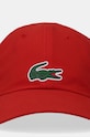 Lacoste sapca RK2450 rosu SS25