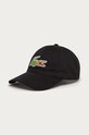 Čepice Lacoste bavlna černá RK4711