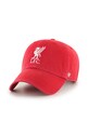 47brand șapcă EPL Liverpool bumbac rosu EPL.RGW04GWS.RDA