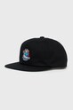 HUF șapcă bumbac negru ht00601