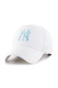 47brand - Kšiltovka s příměsí vlny bílá B.MVPSP17WBP.WHB