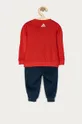 Detská tepláková súprava adidas GN3950 červená