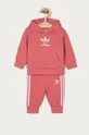 różowy adidas Originals - Dres dziecięcy 62-104 cm GN8198 Dziewczęcy