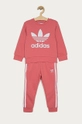 fialová adidas Originals - Detská tepláková súprava 104-128 cm GN8206 Dievčenský