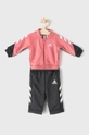 różowy adidas Performance Dres dziecięcy GM8949 Dziewczęcy