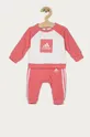 розовый adidas Performance - Детский комплект 62-104 cm GM8974 Для девочек