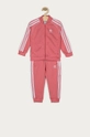 fialová adidas Originals - Detská tepláková súprava 104-128 GN7703 Dievčenský