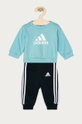 modrá adidas Performance - Detská tepláková súprava 62-104 cm GN7259 Detský