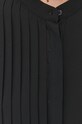 Πουκάμισο Sisley 5AM25QCH7.100 μαύρο