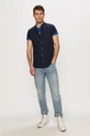 Jack & Jones - Košeľa  74% Bavlna, 26% Ľan