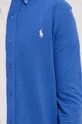 Polo Ralph Lauren Koszula bawełniana 710654408043 niebieski