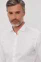 biela Hugo - Bavlnená košeľa Pánsky
