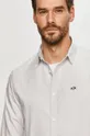 biela Armani Exchange - Bavlnená košeľa Pánsky