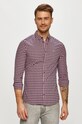 Tommy Jeans - Bavlnená košeľa DM0DM10148.4891 fialová