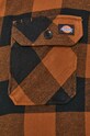 Bavlnená košeľa Dickies DK0A4XDZBD0 hnedá SS21