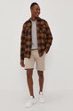 Ρούχα Βαμβακερό πουκάμισο Dickies DK0A4XDZBD0 καφέ