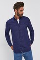 Košeľa Tommy Hilfiger MW0MW17646.4891 tmavomodrá