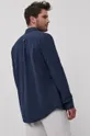 tmavomodrá Bavlnená košeľa Tommy Jeans