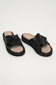 Red Valentino - Slapi de piele VQ2S0F33MYJ negru SS21