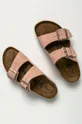 Birkenstock - Papucs velúrból Arizona rózsaszín
