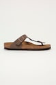 Birkenstock slapi Gizeh imitatie de piele maro 43753.Gizeh