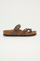 Birkenstock klapki Mayari imitacja skóry licowej brązowy 71063