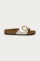 Birkenstock - Papucs Madrid Big Buckle szintetikus bőr bézs 1015279