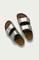 Birkenstock klapki Arizona 1012283 srebrny AA00