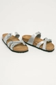 Birkenstock - Klapki Franca srebrny