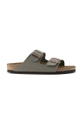 gray Birkenstock sliders Women’s