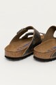 Încălțăminte Birkenstock slapi de piele Arizona 1019377 verde