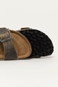 Birkenstock slapi de piele Arizona verde 1019377