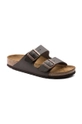 Usnjeni natikači Birkenstock rjava