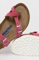 różowy Birkenstock Klapki zamszowe