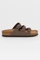 brązowy Birkenstock Klapki Florida Damski