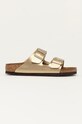 Šľapky Birkenstock Arizona plochý zlatá 1016110