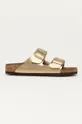 złoty Birkenstock klapki Arizona Damski