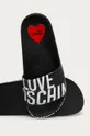 czarny Love Moschino - Klapki