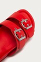 Love Moschino - Кожаные шлепанцы JA28063G1CIA0500 красный