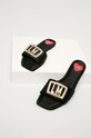 Love Moschino Klapki czarny JA28231C0CJI0000
