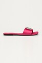 Love Moschino Klapki tekstylny różowy JA28231C0CJI0604