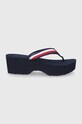 Вьетнамки Tommy Hilfiger платформа тёмно-синий FW0FW05665