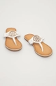 Tommy Hilfiger bőr flip-flop fehér