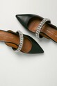 Kurt Geiger London - Klapki skórzane Princely czarny PRINCELY.00