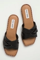 čierna Steve Madden - Kožené šľapky Terron