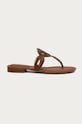 Lauren Ralph Lauren - Kožené žabky přírodní kůže hnědá 802840596002