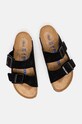 Semišové šľapky Birkenstock Arizona SFB čierna 951323