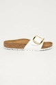 biały Birkenstock - Klapki Madrid Big Buckle Damski