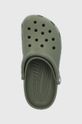 tlumená zelená Pantofle Crocs